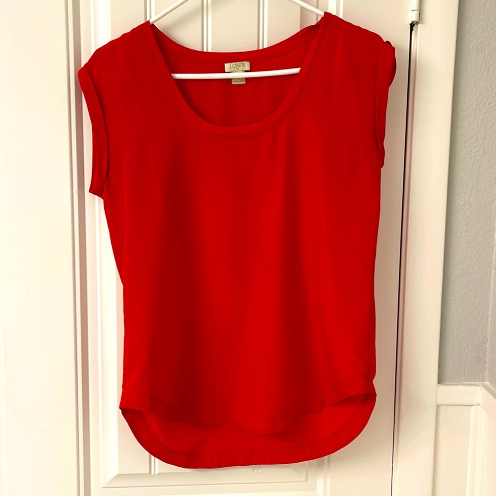 J.Crew | Orange blouse